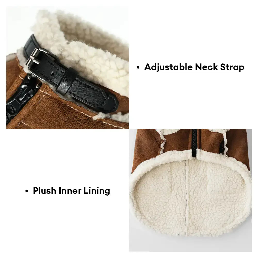 Retro Suede Dachshund Dog Jumper Dog Clothes