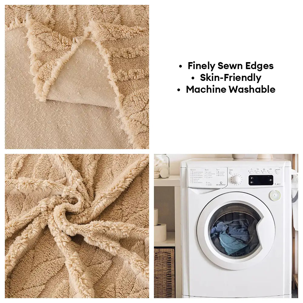 Simple Thickened Soft Fleece Fabric Sofa Protection Sofa Cover