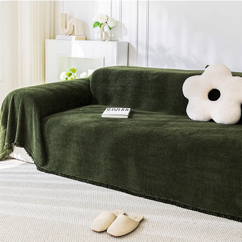 Soft Plush Water-resistant Multi-Purpose Furniture Protection Sofa Cover