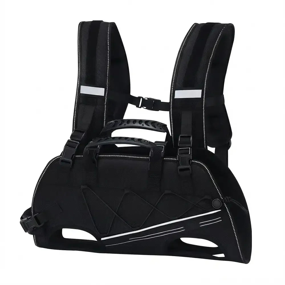 Spine-Friendly Horizontal Dog Backpack Carrier with Adjustable Padded Straps - Legs-Out Comfort