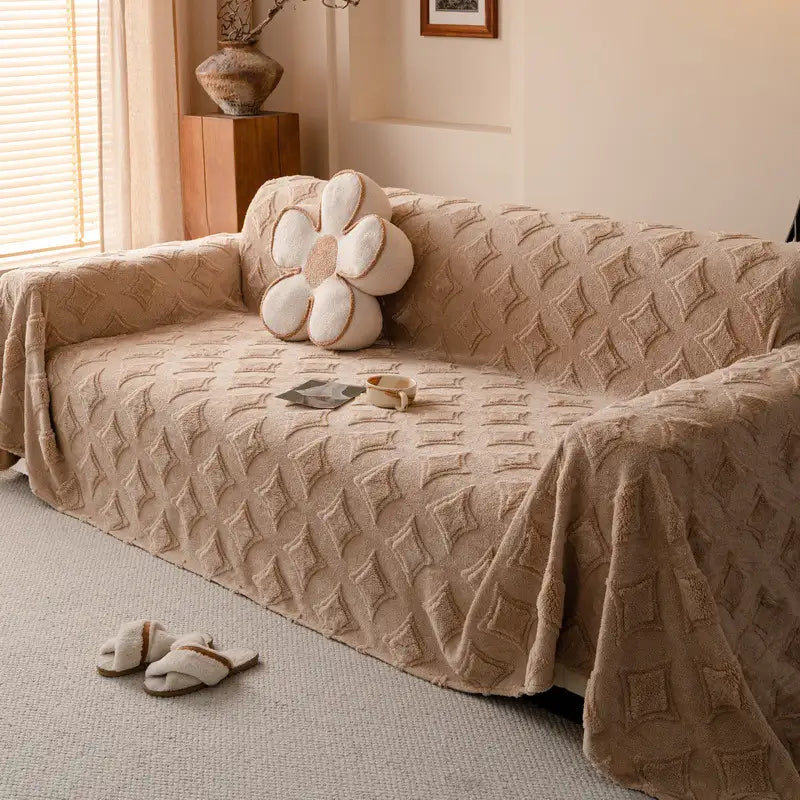 Star Series Plush Multifunctional Sofa Protective Sofa Cover