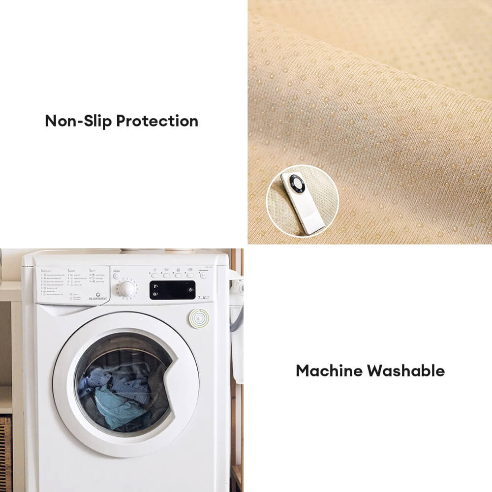 Striped Plush Chenille Thickened Cushion Protector Non-Slip Sofa Cover