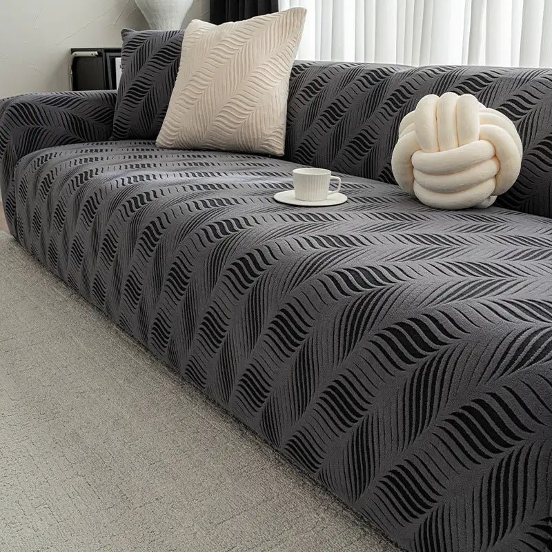 Jacquard Anti-Scratch Armchair Cover Settee Cover Stretch Sofa Cover