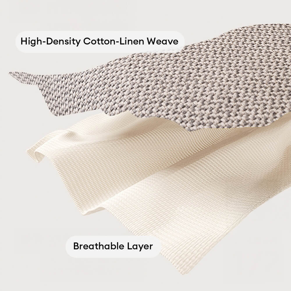 Breathable Woven Cotton Linen Non-Slip Outdoor Garden Sofa Cover