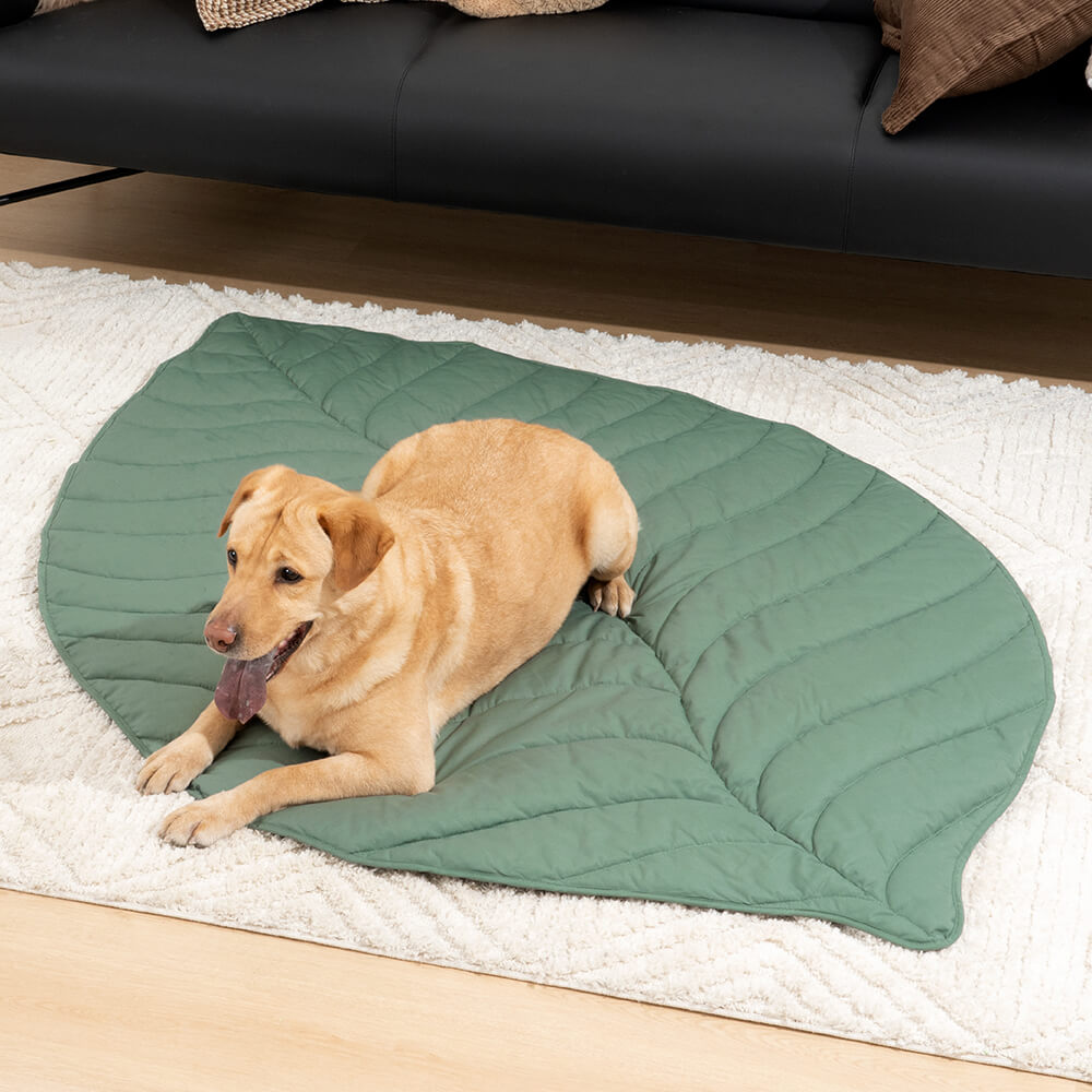 Super Large High Quality Leaf Shape Human Mat Dog Blanket