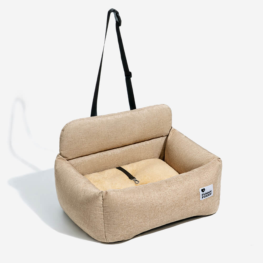 Travel Bolster Full Durable Washable Dog Car Back Seat Bed - FUNNYFUZZY