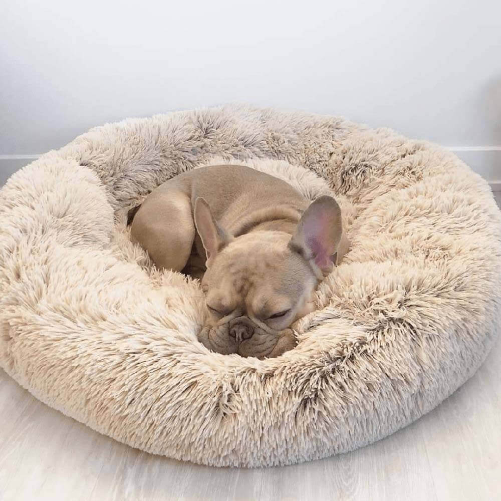 Dog Bed - Fuzzy Round