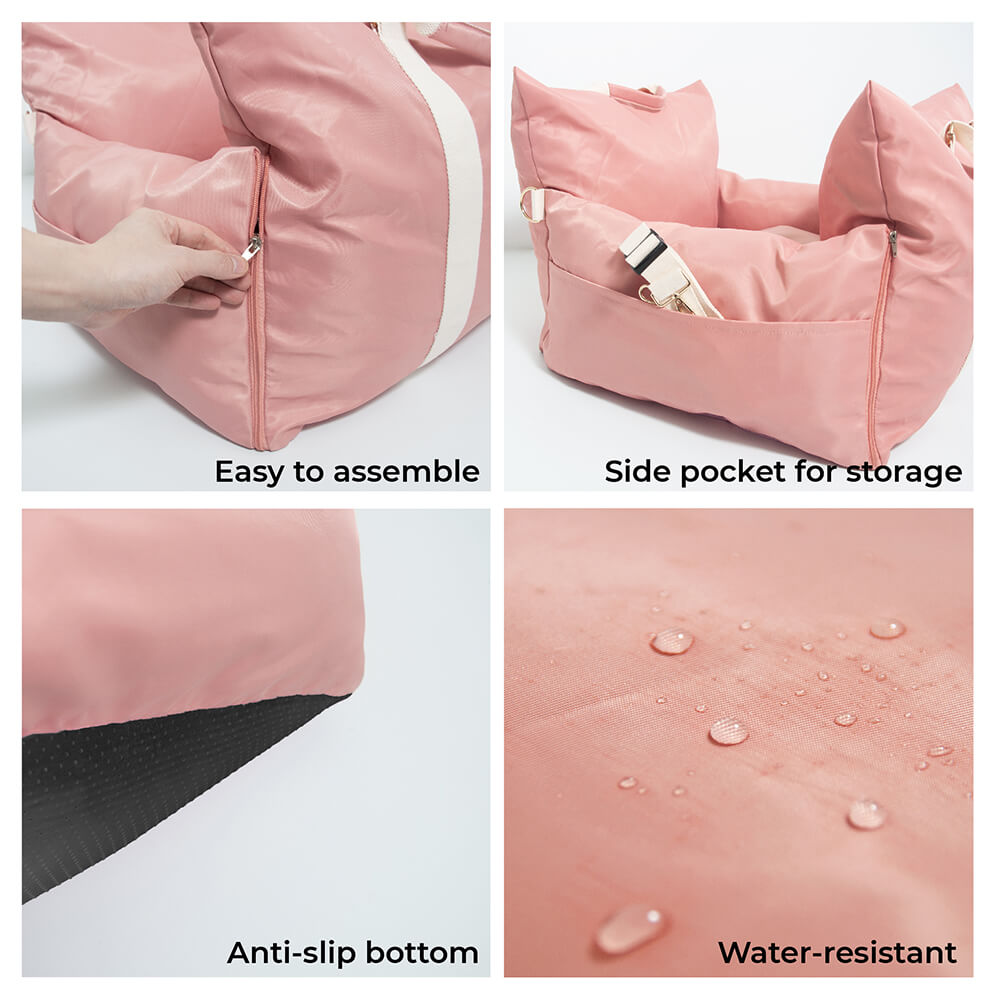 Waterproof Dog Car Seat Bed - First Class - FUNNYFUZZY