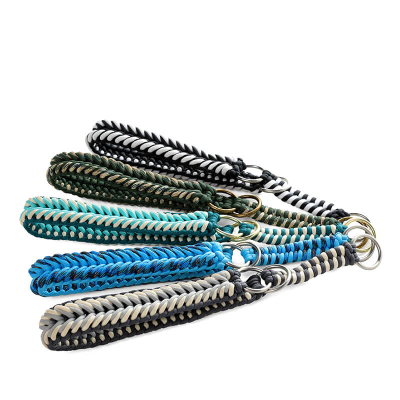 Handmade Anti-Pull Luminous Large Dog Collar and Lead