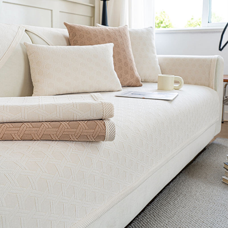 Jacquard Chenille Fabric Water-resistant & Oil-proof Sofa Cover