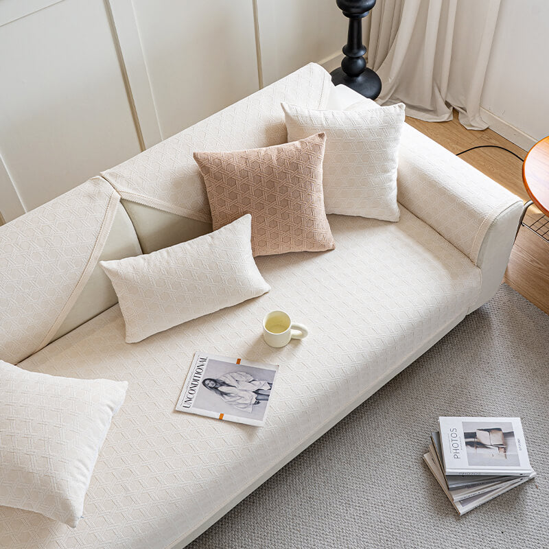 Jacquard Chenille Fabric Water-resistant & Oil-proof Sofa Cover