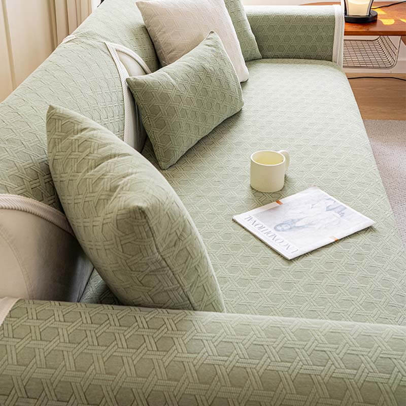 Jacquard Chenille Fabric Water-resistant & Oil-proof Sofa Cover