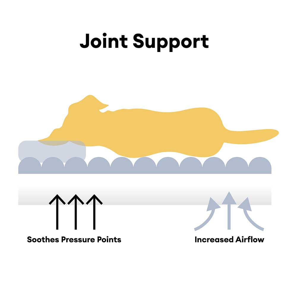 Large Cooling Breathable Non-Slip Orthopaedic Dog Bed