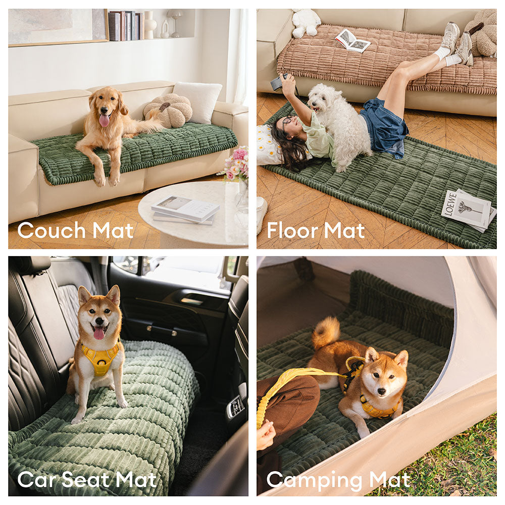Lazy Soft Flannel Breathable Pet Mat Non-slip Corner Couch Cover
