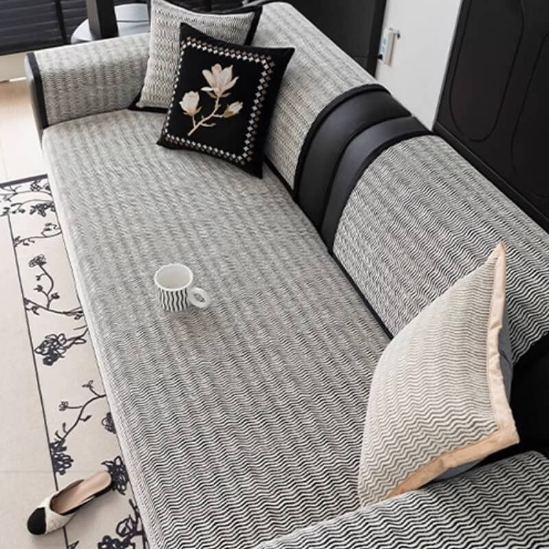 Light Luxury Chenille Breathable Fabric Scratch-Resistant Non-Slip Sofa Cover