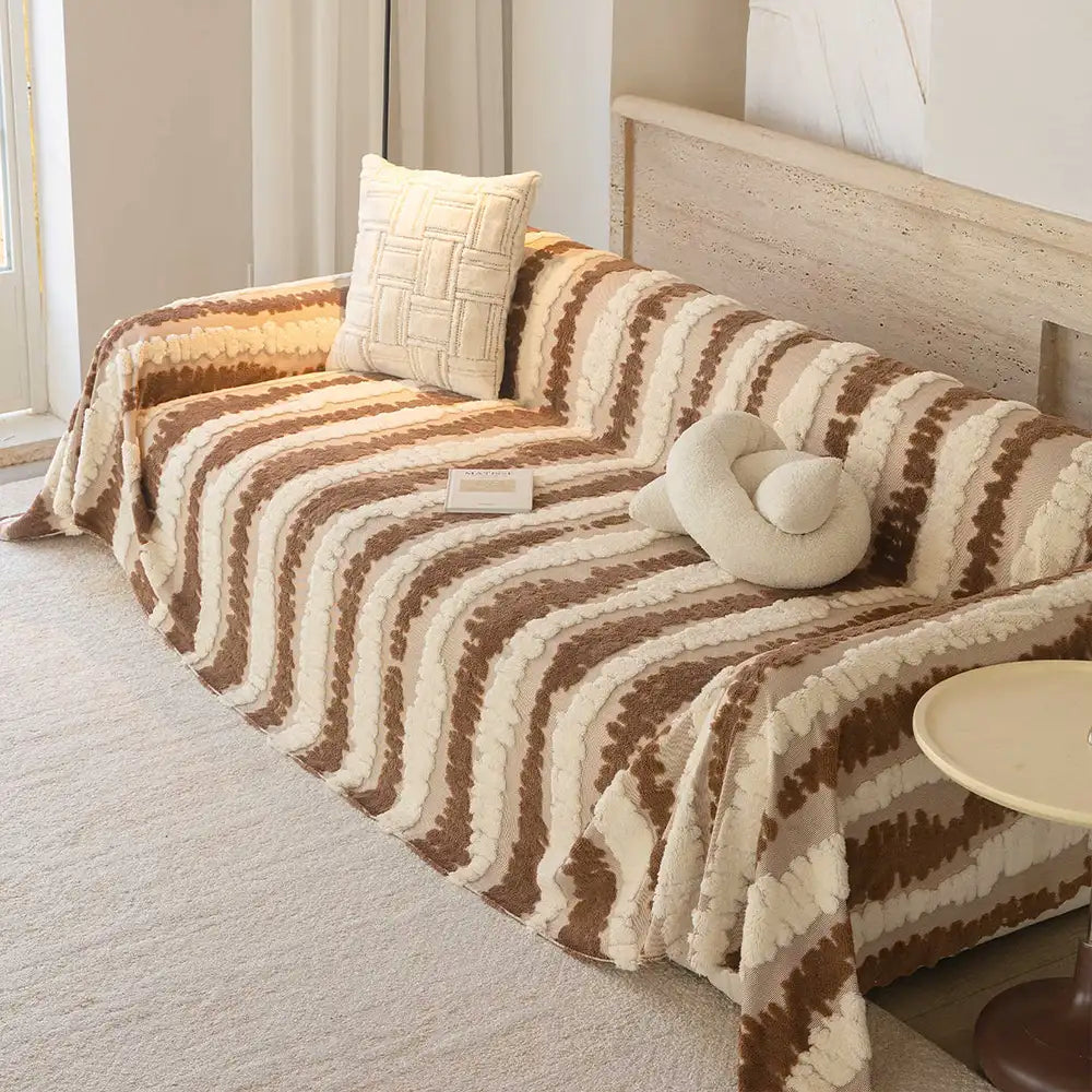 Modern Comfort Plush Multifunctional Blanket Sofa Protection Sofa Cover