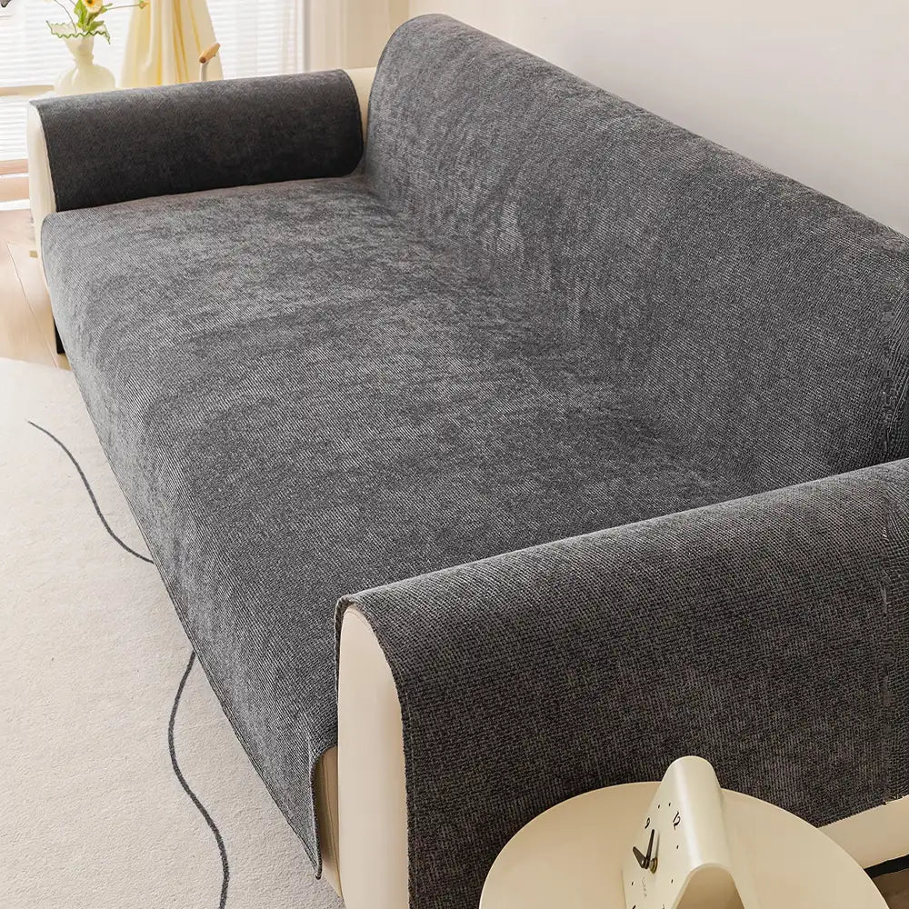 One-Piece Chenille Scratch-Resistant Durable Water-Repellent Non-Slip Sofa Cover