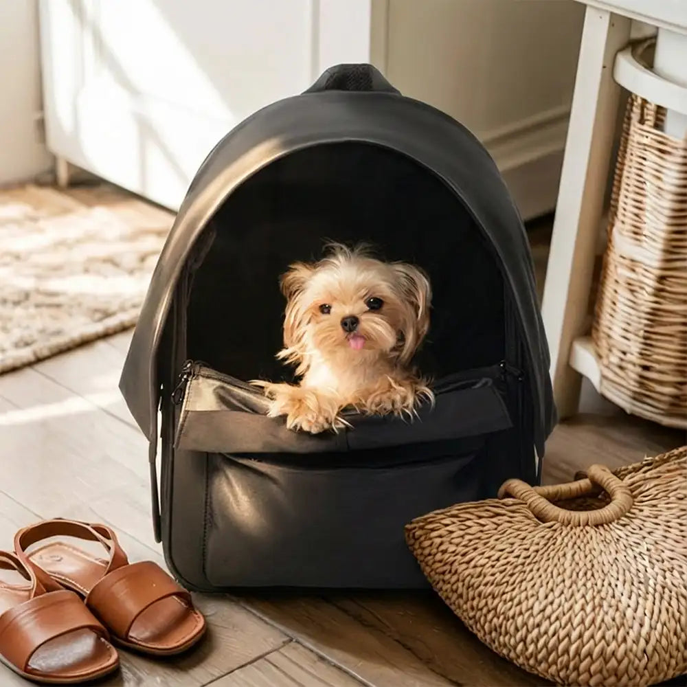 Outdoor Travel Expandable Breathable Cat Carrier Backpack with Sunshade