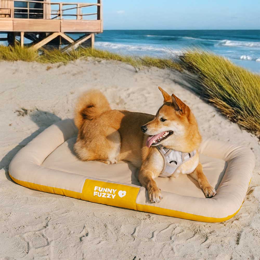 Waterproof & Chew-proof Memory Foam Orthopedic Dog Mat for Crate