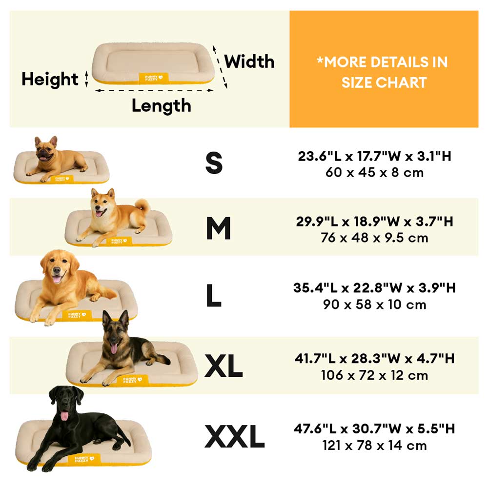 Waterproof & Chew-proof Memory Foam Orthopedic Dog Mat for Crate