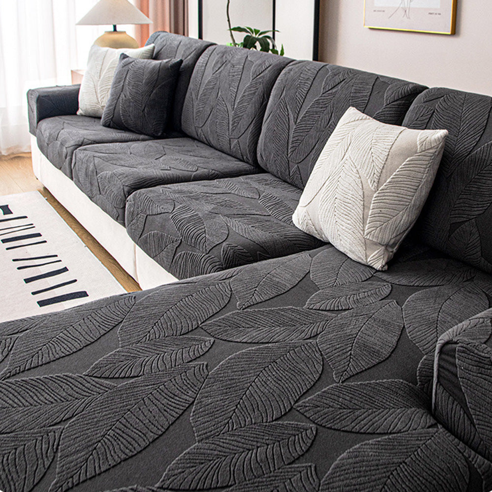 Jacquard Water-Repellent Anti-Scratch Stretch Outdoor Garden Sofa Cover