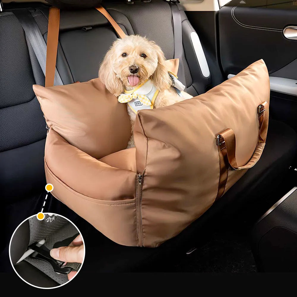 ISOFIX Dog Car Seat Bed with ISOFIX System - First Class