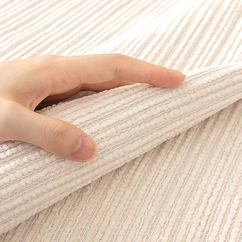Simple Solid Color Chenille Scratch-resistant Protective Outdoor Garden Sofa Cover