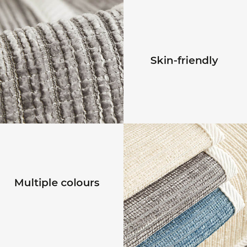 Waterproof Antimicrobial Simple Chenille Fabric Anti-scratch Corner Couch Cover