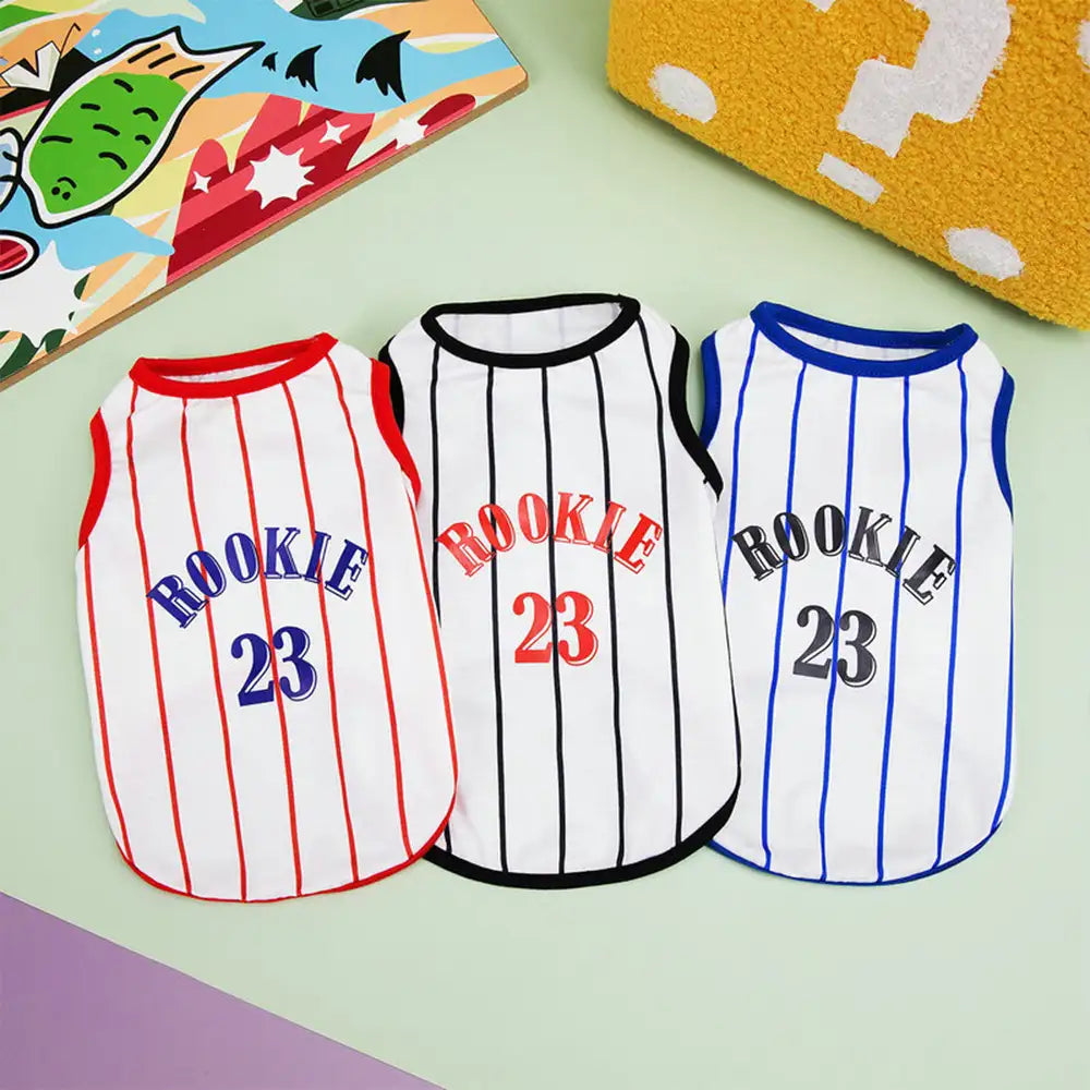 Sporty Style Breathable Dog Vest for Puppy Dog Clothes