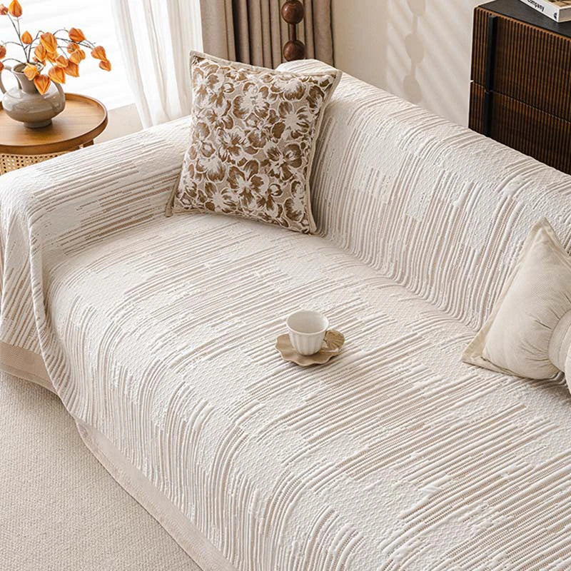 Textured Cooling Breathable Heat-Absorbing Multi-Functional Sofa Throw Blanket Sofa Cover
