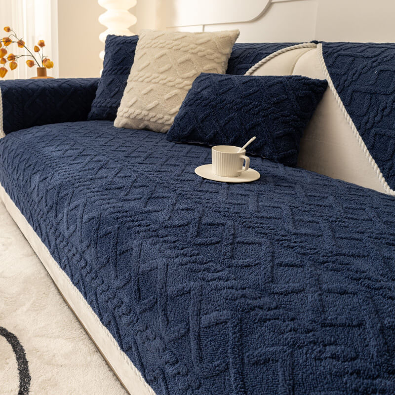Thickened Soft Plush Sofa Protection Decoration Sofa Cover