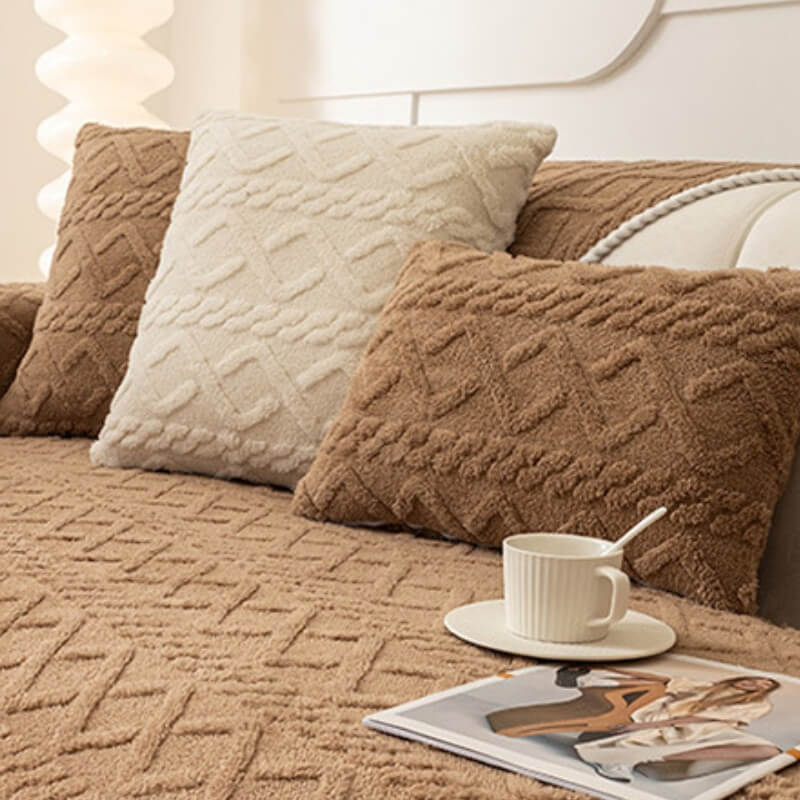 Thickened Soft Plush Sofa Protection Decoration Sofa Cover