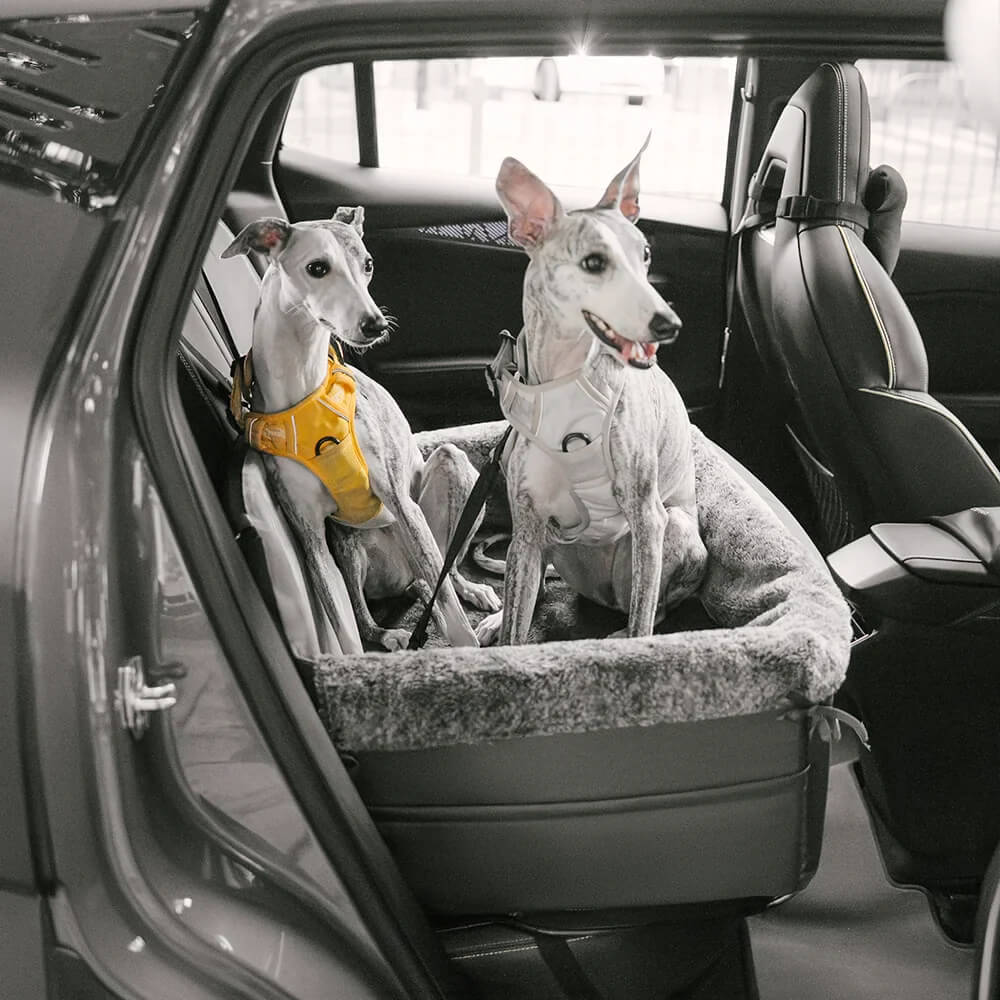 Travel Safety All-Season Bolster Dog Car Seat Bed - BaseCamp