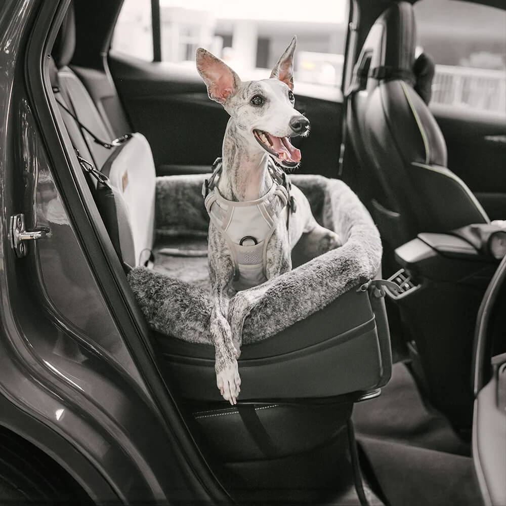Travel Safety All-Season Bolster Dog Car Seat Bed - BaseCamp