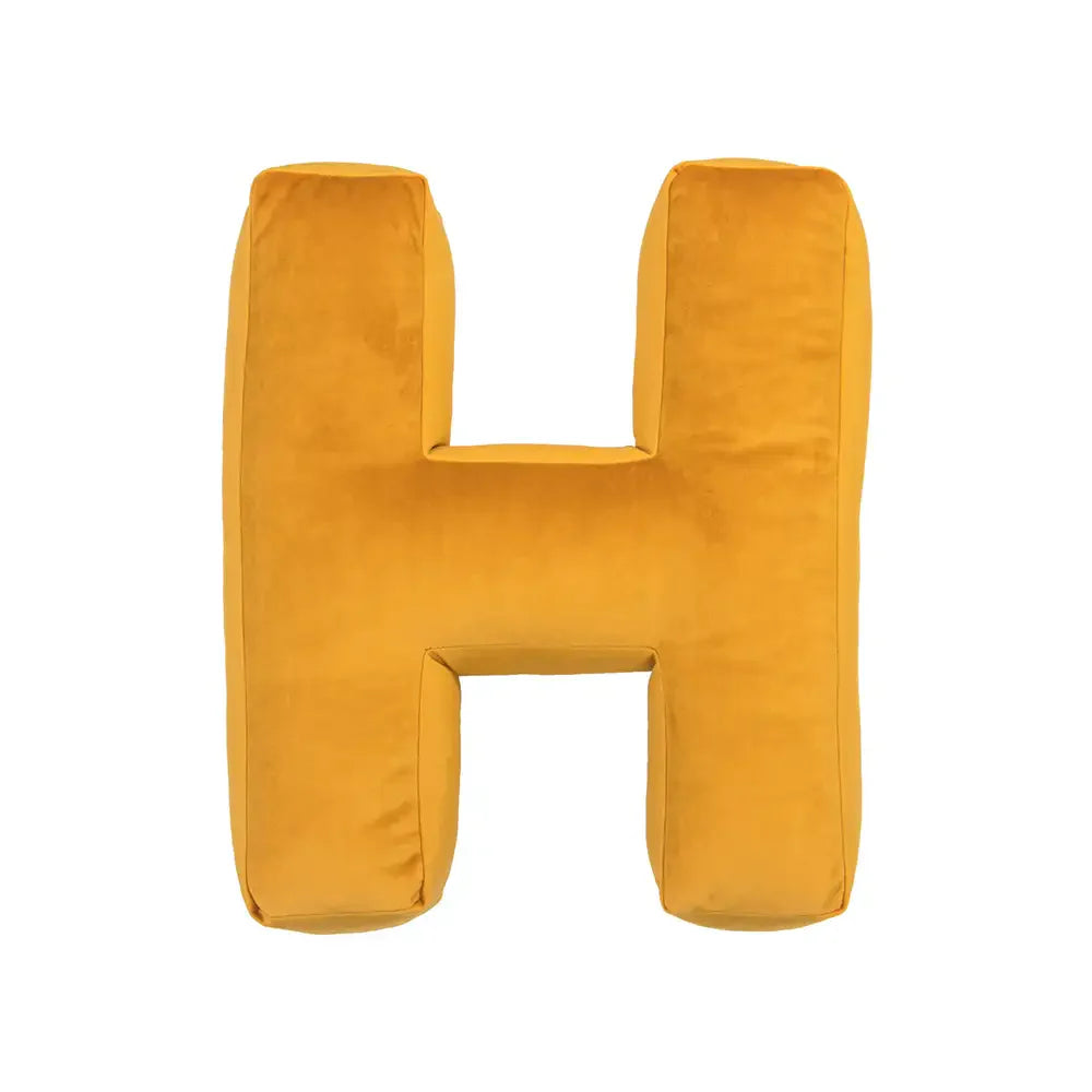 Velvet Letter Hugging Sofa Pillow