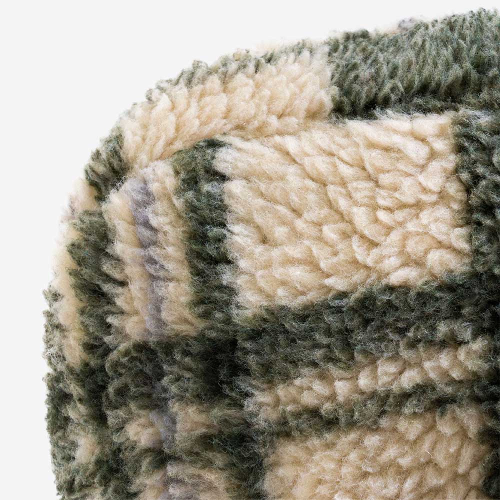 Vintage Chequered Washable Calming Dog & Cat Sofa Bed