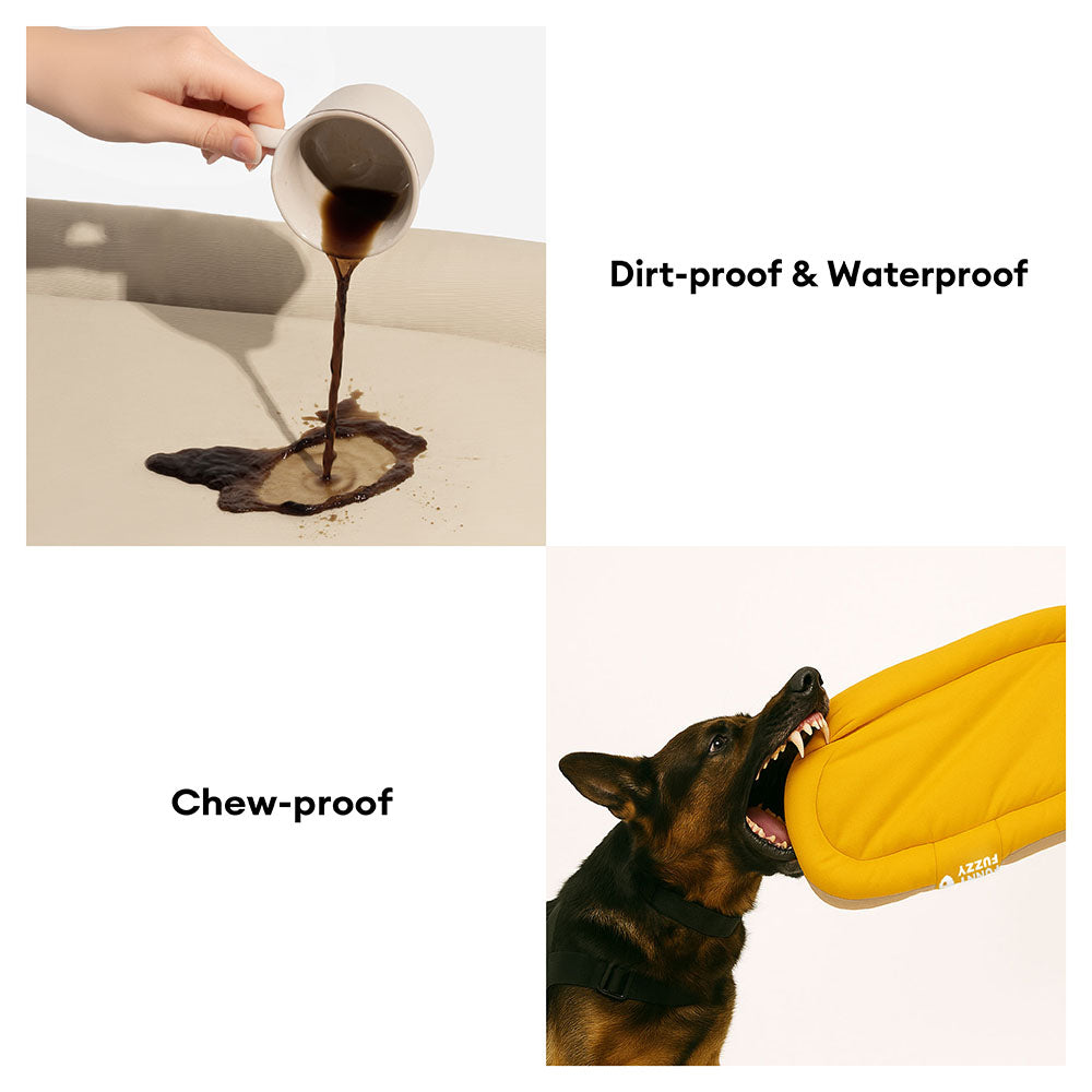 Waterproof & Chew-proof Memory Foam Orthopedic Dog Mat for Crate
