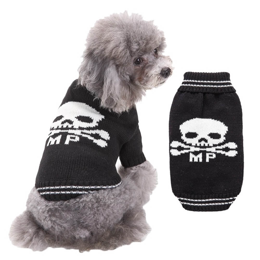 Halloween Pet Sweater | Warm & Cosy Halloween Pattern Dog Clothing