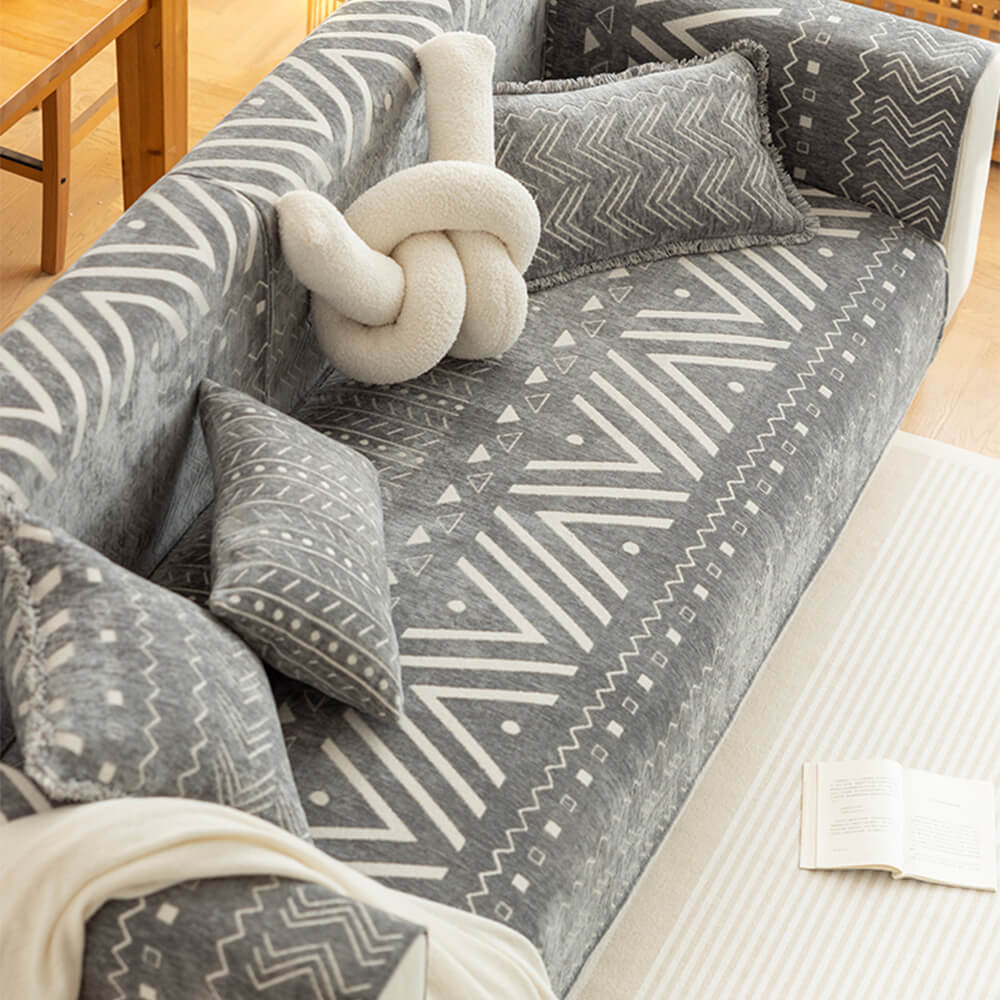 Chenille Fabric Breathable Wear-Resistant Sofa Decorative Sectional Sofa Cover