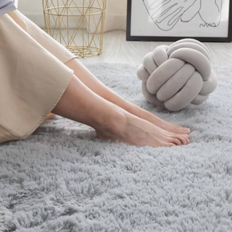 Chic Cosy Plush Tie-Dye Homes Rug Pet Mat