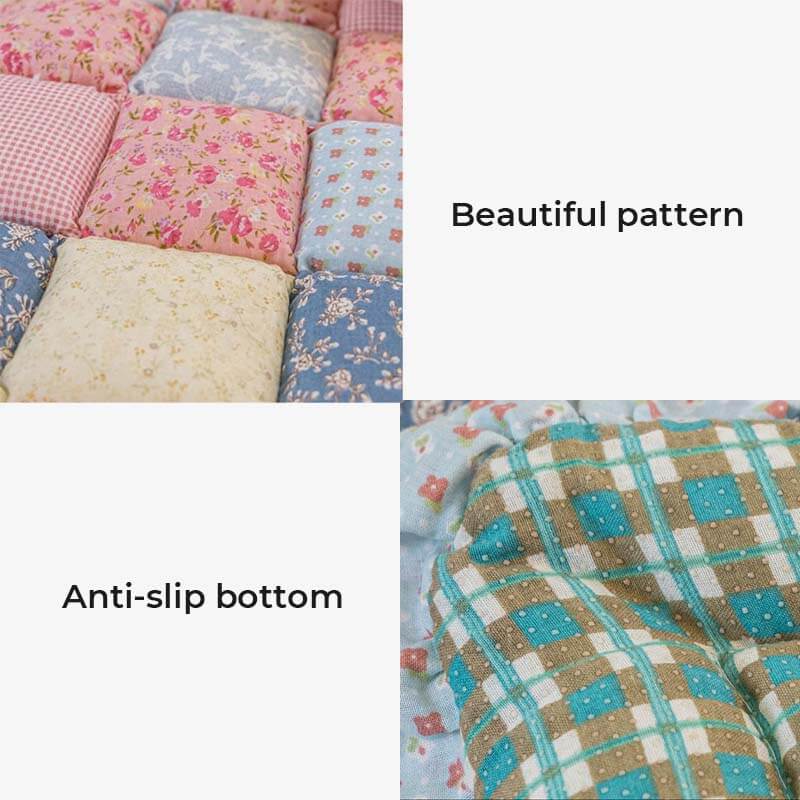 Floral Handmade Cotton Protective Sofa Cover