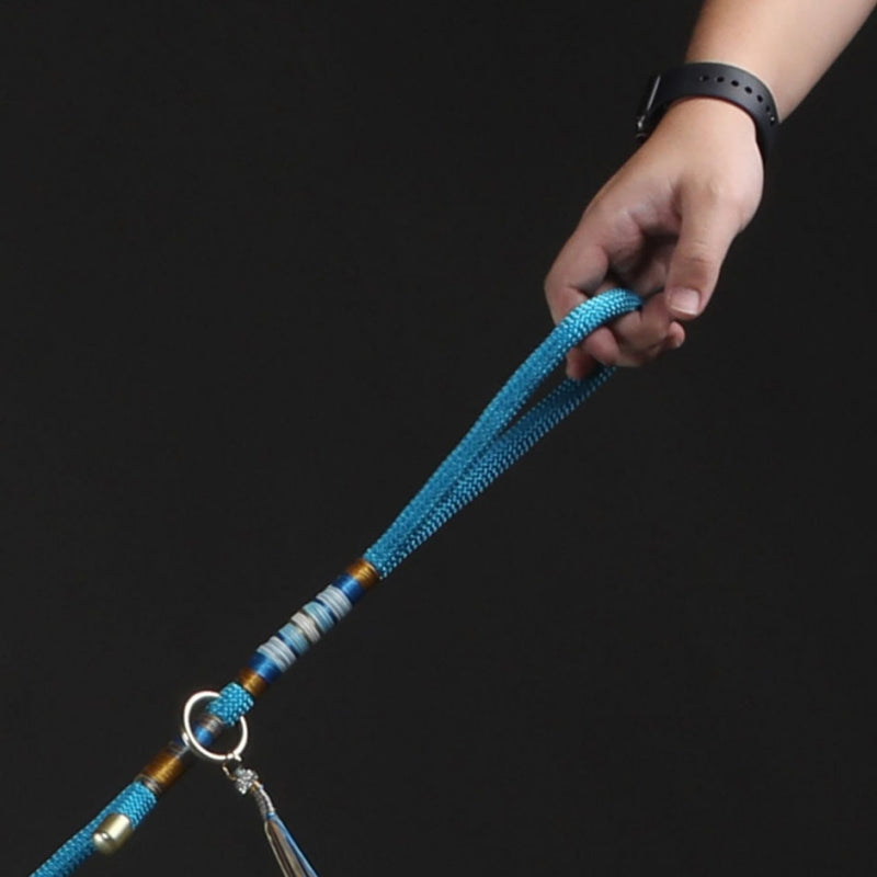 Hand-knitted Braided Rope Cool Dog Accessories Training Lead