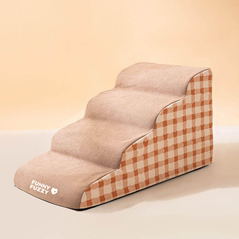 Plain Pattern Pet Climbing Ladder Removable Dog Steps