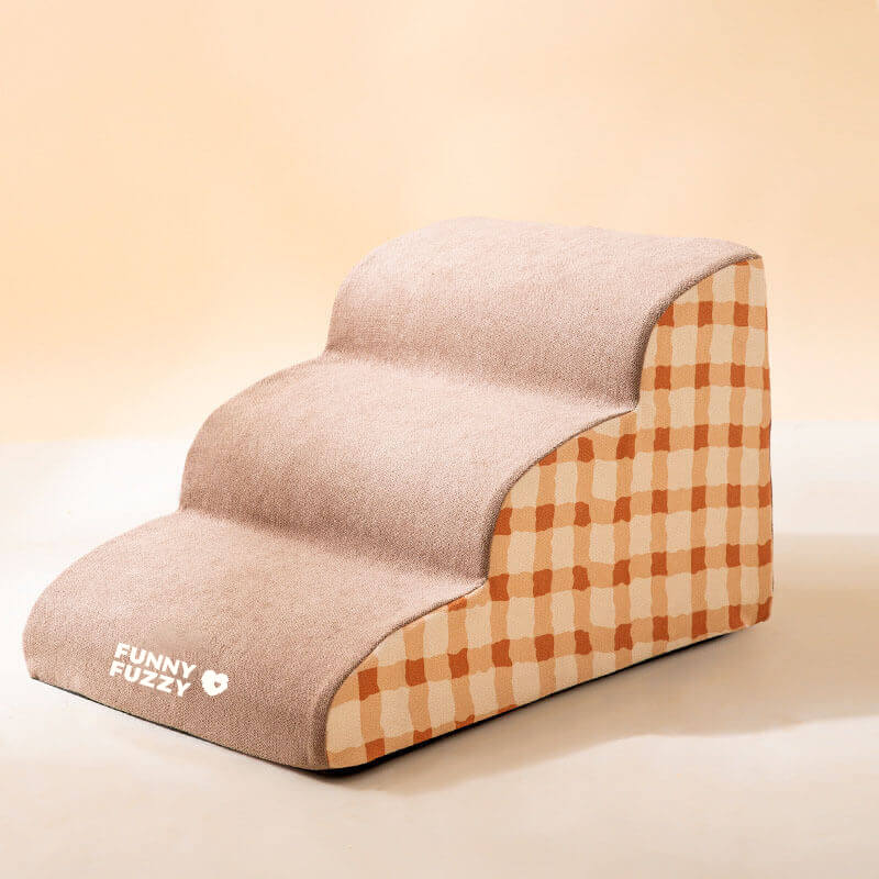 Plain Pattern Pet Climbing Ladder Removable Dog Steps