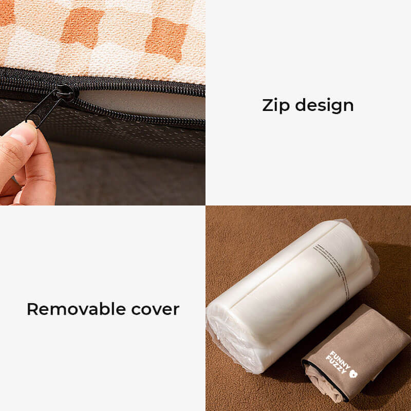 Plain Pattern Pet Climbing Ladder Removable Dog Steps