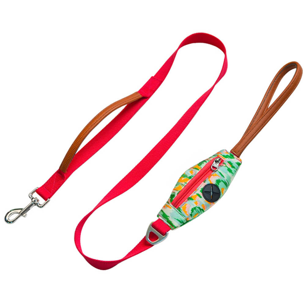 Secure Anti-Pull Large Dog Harness and Lead Walking Set with Walk Bag