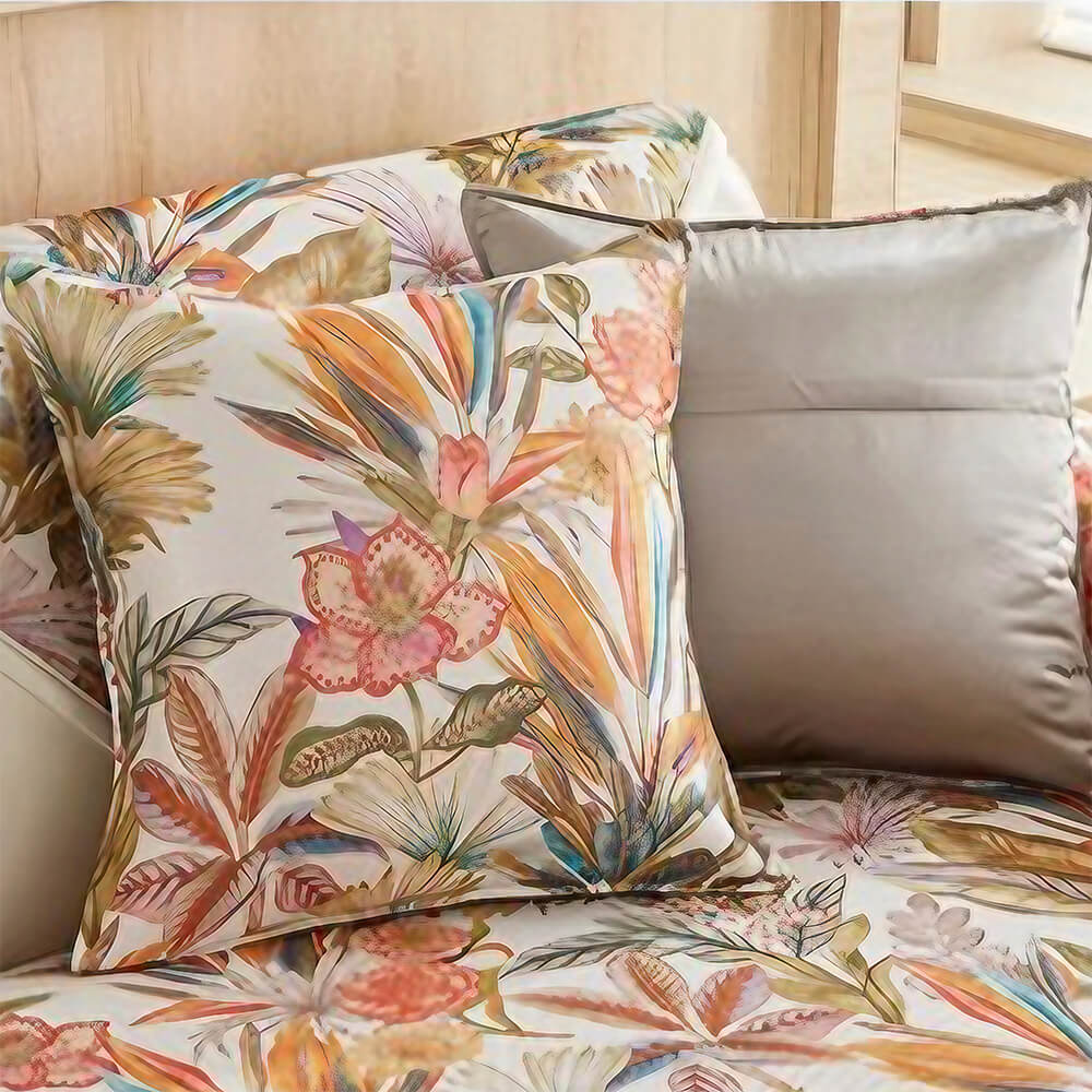 Tropical Leaves Cooling Non-slip Sectional Sofa Cover
