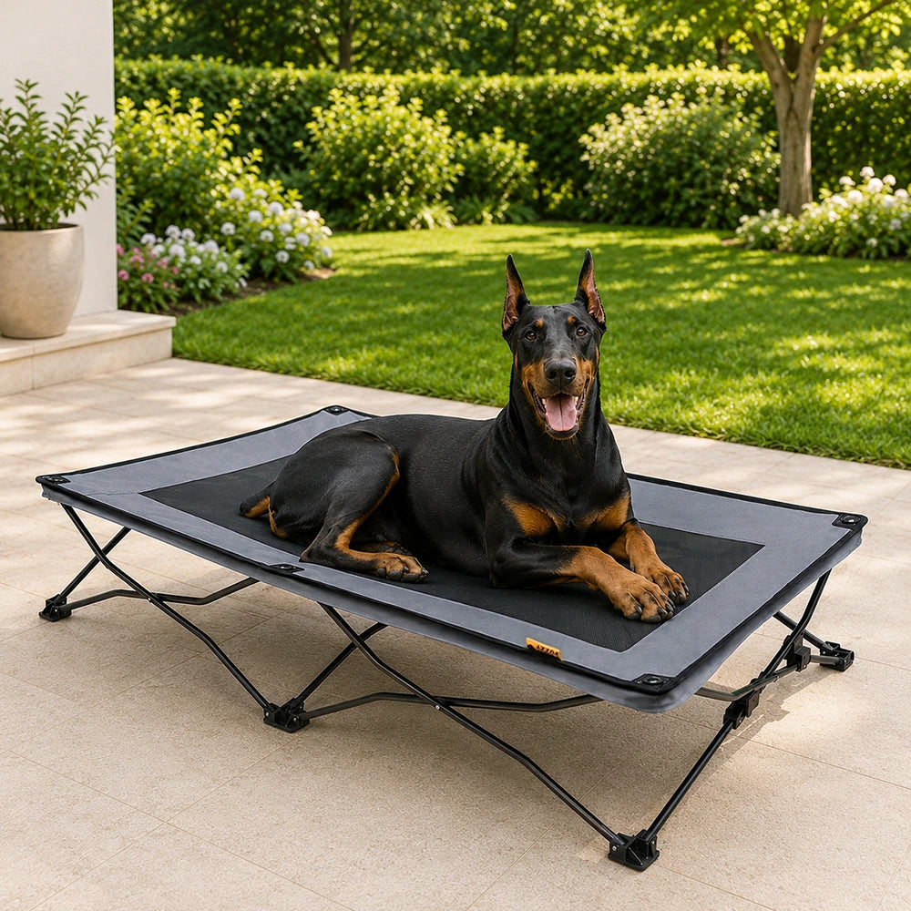 Cooling Foldable Elevated Outdoor Dog Bed-Urban Roaming