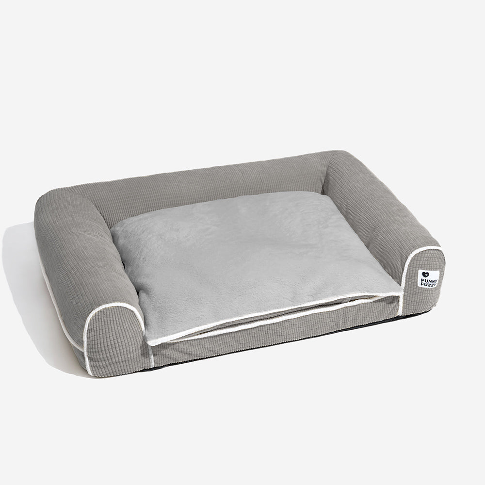 Deluxe Flannel Double-Layer Orthopaedic Dog Sofa Bed