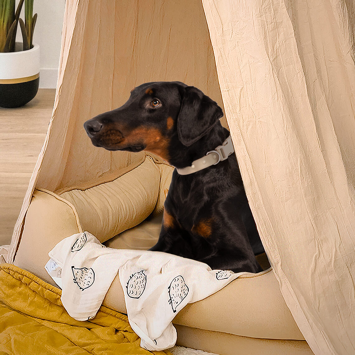 Soft Cosy Dog Tent Dog Teepee